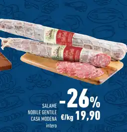 Conad Superstore Salame nobile gentile CASA MODENA offerta