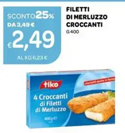 Ekom Filetti di merluzzo croccanti tiko offerta