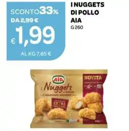 Ekom Inuggets di pollo AIA offerta