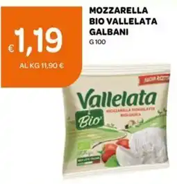 Ekom Mozzarella bio vallelata GALBANI offerta