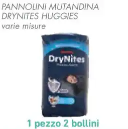 Conad Superstore Pannolini mutandina drynites huggies offerta