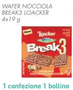 Conad Superstore Wafer nocciola break3 LOACKER offerta
