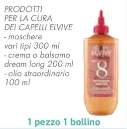 Conad Superstore Prodotti per la cura dei capelli ELVIVE offerta