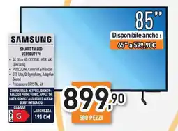 Unieuro SAMSUNG Smart TV LED UE85DU7170 offerta