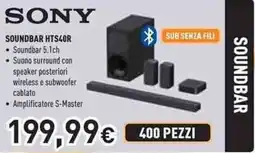 Unieuro SONY Soundbar HTS40R offerta