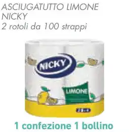 Conad Superstore Asciugatutto limone NICKY offerta