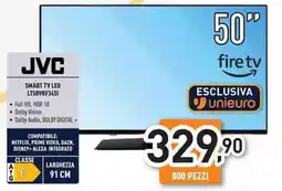 Unieuro JVC Smart TV LED LT50VRF3451 offerta