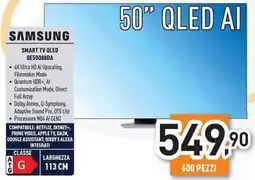 Unieuro SAMSUNG Smart TV QLED QE50080DA offerta