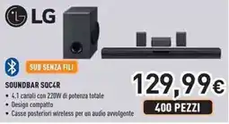 Unieuro LG Soundbar SQC4R offerta