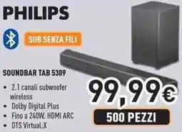Unieuro PHILIPS Soundbar TAB 5309 offerta