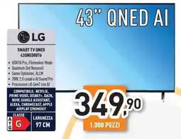 Unieuro LG Smart TV QNED 43QNED80T6 offerta