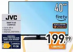 Unieuro JVC Smart TV LED LT40VRF3451 offerta