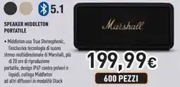 Unieuro Speaker middleton portatile Marshall offerta