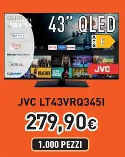 Unieuro JVC LT43VRQ3451 43” QLED offerta