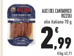 Conad Superstore Alici del cantabrico RIZZOLI offerta