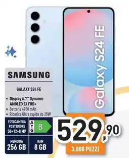 Unieuro SAMSUNG Galaxy S24 FE offerta
