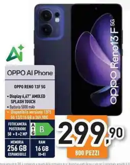 Unieuro OPPO Reno 13F 5G offerta