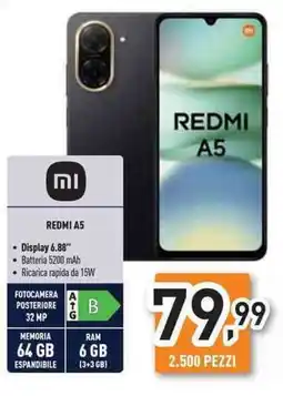 Unieuro REDMI A5 offerta