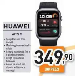 Unieuro HUAWEI Watch D2 offerta