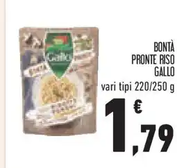 Conad Superstore Bontà pronte RISO GALLO offerta