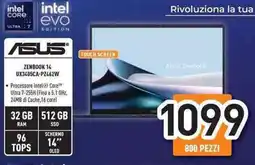 Unieuro ASUS ZENBOOK 14 UX3405CA-PZ462W offerta