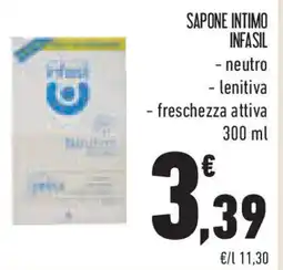 Conad Superstore Sapone intimo INFASIL offerta