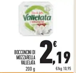 Conad Superstore Bocconcini di mozzarella VALLELATA offerta
