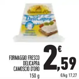 Conad Superstore Formaggio fresco delicapra CAMOSCIO D'ORO offerta