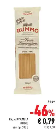 Conad Superstore Pasta di semola RUMMO offerta