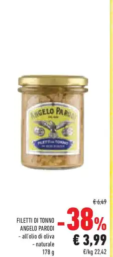 Conad Superstore Filetti di tonno ANGELO PARODI offerta