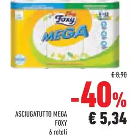 Conad Superstore Asciugatutto mega FOXY offerta