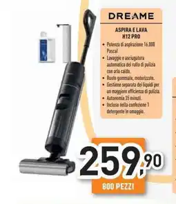 Unieuro DREAME Aspira e lava H12 PRO offerta