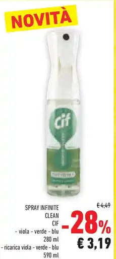 Conad Superstore Spray infinite clean CIF offerta