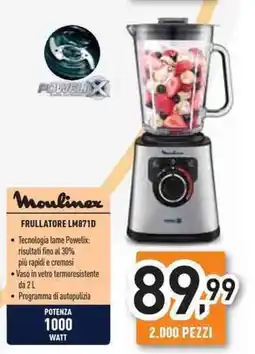 Unieuro Moulinex Frullatore LM871D offerta