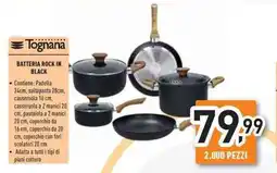Unieuro Tognana batteria rock in black offerta