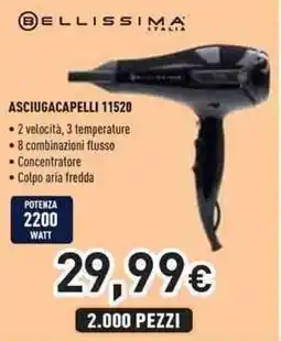 Unieuro BELLISSIMA Asciugacapelli 11520 offerta
