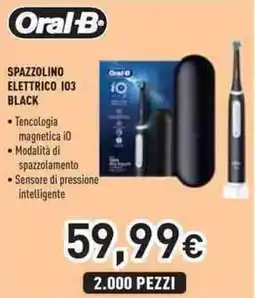 Unieuro Oral-B Spazzolino elettrico 103 black offerta