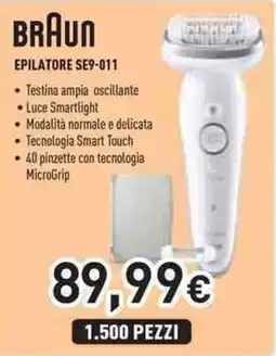 Unieuro BRAUN Epilatore SE9-011 offerta