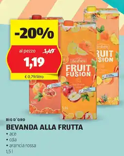 ALDI Rio d'oro bevanda alla frutta offerta