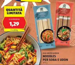 Asia green garden noodles per soba e udon