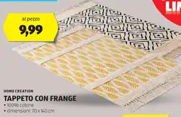 ALDI Home creation tappeto con frange offerta