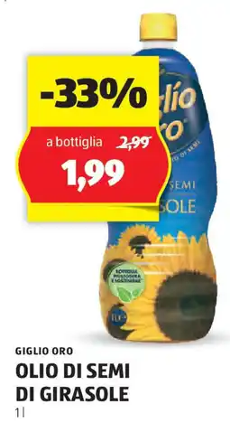 ALDI Giglio oro olio di semi di girasole offerta