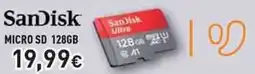 Unieuro Sandisk micro sd 128GB offerta
