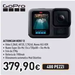 Unieuro GoPro Actioncam hero 13 offerta