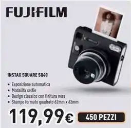 Unieuro FUJIFILM Instax square SQ40 offerta
