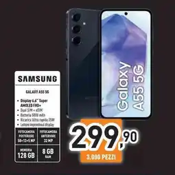 Unieuro SAMSUNG galaxy A55 5G offerta