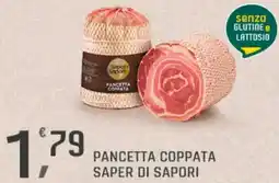 Supermercati Dok Pancetta coppata SAPER DI SAPORI offerta