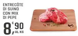 Supermercati Dok Entrecôte di suino con mix di pepe offerta