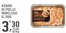 Supermercati Dok Kebab di pollo midelizia offerta