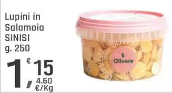 Supermercati Dok Lupini in Salamoia SINISI offerta